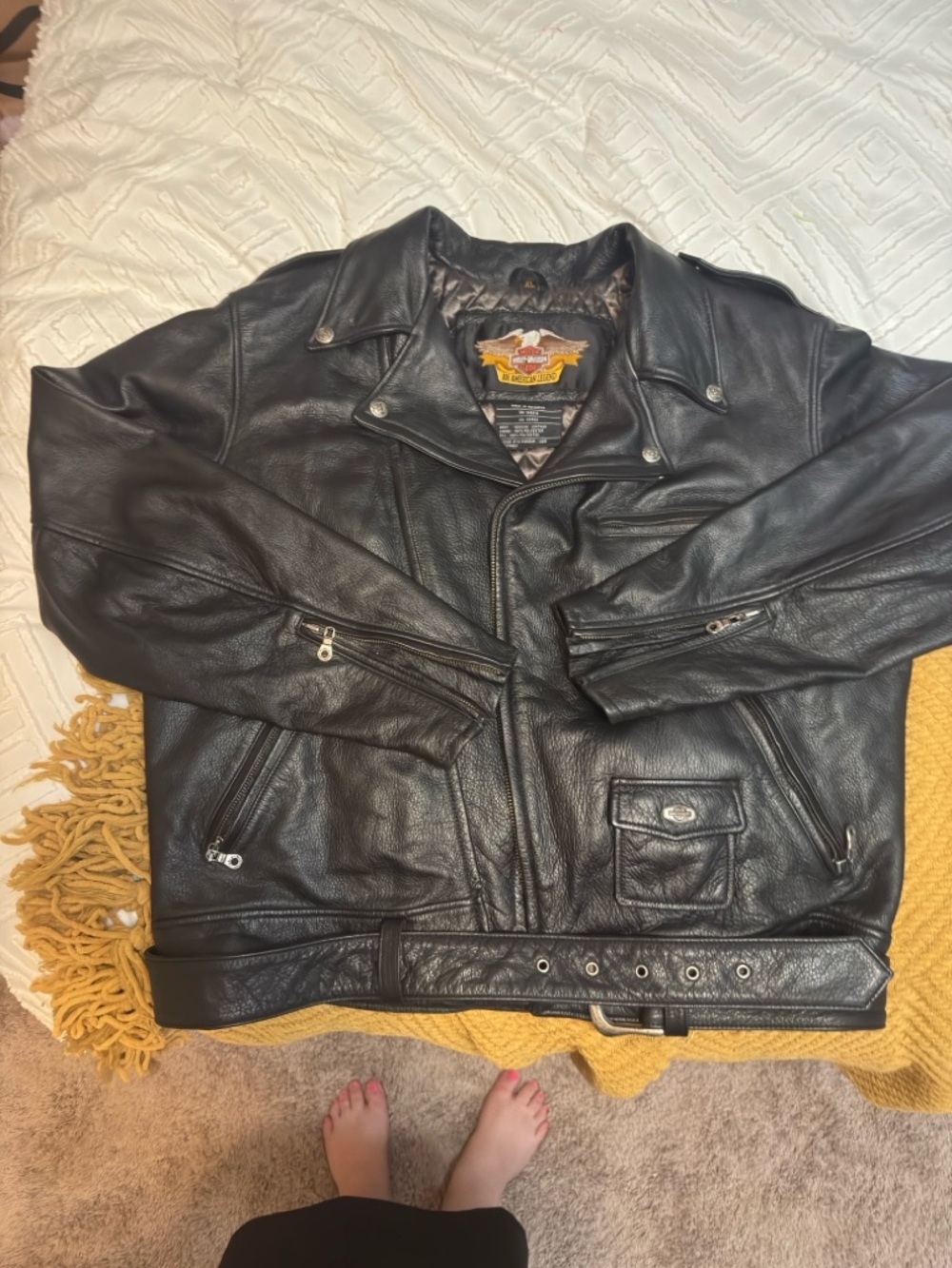 Vintage Harley Davidson vintage Leather Jacket - no longer sold on website